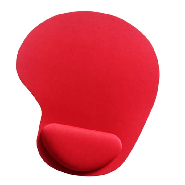 Blå musematte med håndleddsstøtte. Skummusematte ensfarget stoffmusematte ad gaming pad MUSEMATTE musematte