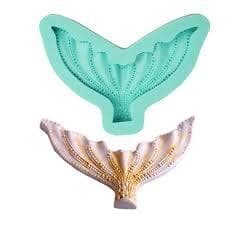 Havfruehale Silikoneform Mynta green