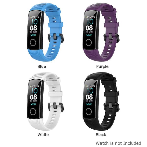 Silikonebånd til Huawei Honor Band 4/Band 5 Smartwatch - Erstatningsrem