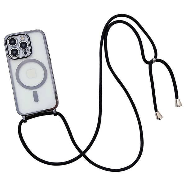Cover til iPhone 14 Pro Kompatibel med MagSafe Magnetisk Galvanisering TPU Telefonbeskyttelse med Lang
