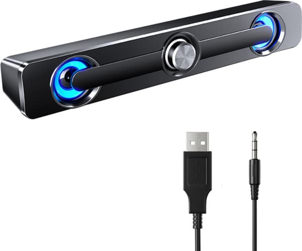 Computerhøjttalere USB-kabel Stereo Højttalere Surround Soundbox