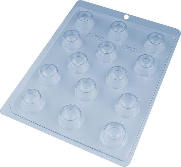 Pralineform Kuppel Chokoladeform 14 stk - BWB 9410 Transparent transparent