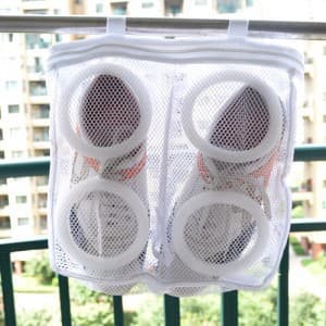 Shoe Wash and Dry Mesh Protective Zipper Laundry Bags