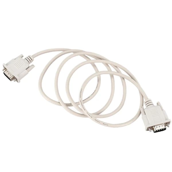 1,4 m RS232 DB9 9-bens til VGA Video 15-bens adapter