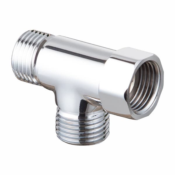 G1/2\" Messing 3-vejs omskifter - Universal bruse T-adapter - Bruser