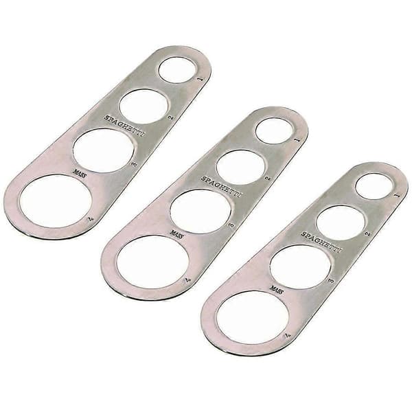 Noodle Measurer Noodle Measuring Ruler Kitchen Utensil Compact Hollow Loop Design 3pcs