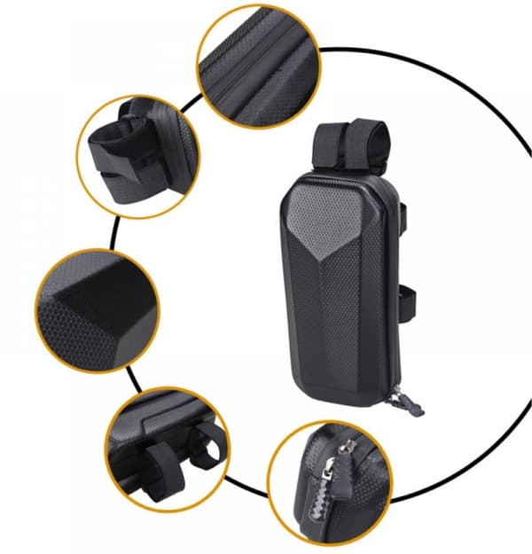 Waterproof Storage Bag for Scooter - Hard Scooter Handlebar Bag - Front Bag for Electric Scooter