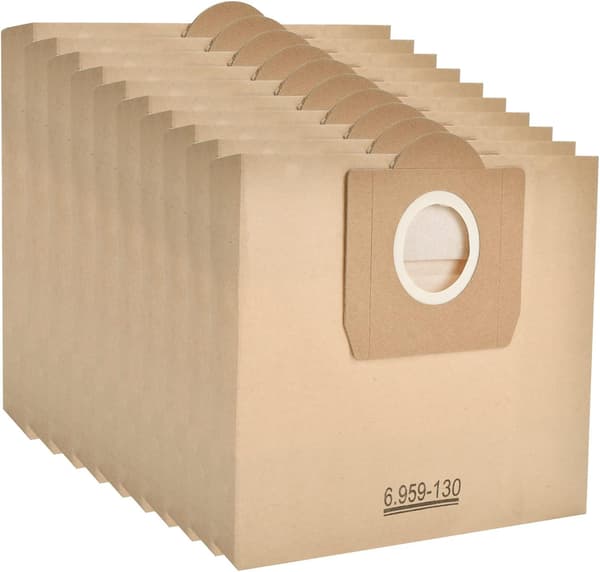 10 papirfilterposer til Karcher 6.959-130 A2204 WD3300