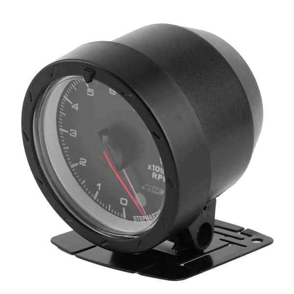 Tachometer Gauge Pointer 0‑9000 RPM White/Red LED Light 65mm Dia 12V Auto Instrument