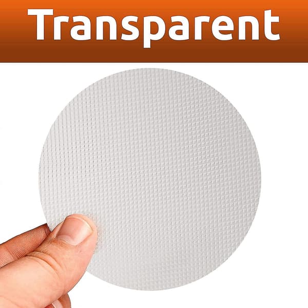 Sklisikre Puter Dusj & Badekar 12-pakning Dusjinnsats Badekarinnsats Transparent Selvklebende