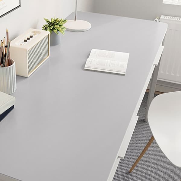 Desk Pad - Double-Sided Multifunctional Desk Mat, Smooth Surface Mouse Pad, Grey Waterproof Desk Mat