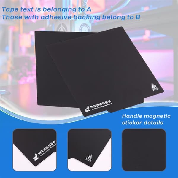 Fleksibel plattform for 3D-skriver Varmebed I3 Anet A8 Magnetisk Klistremerke 220 X