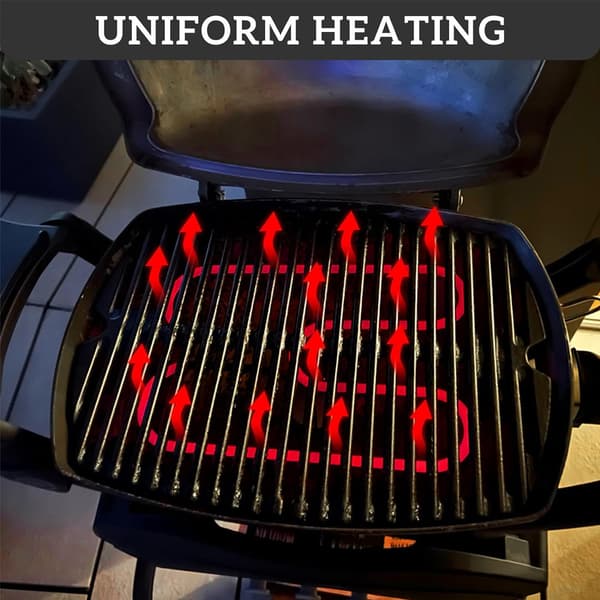 Weber Q140 Q1400 elektrisk grill erstatningsvarmeelement kompatibelt med Weber 66631[JUN] 0.7 0.7