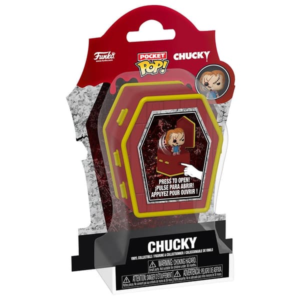 Chucky Pocket POP! Nøgleringsfigur - Samlerskrækkelegetøj