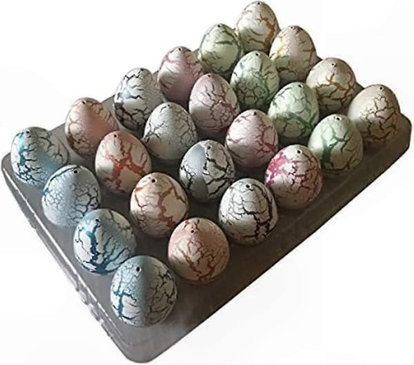 24 dinosaurieegg med voksende klekkbare og minileker for barn, påskekurvfyllere for gutter og jenter, festgaver Dinosaur Eggs Dinosaur Eggs