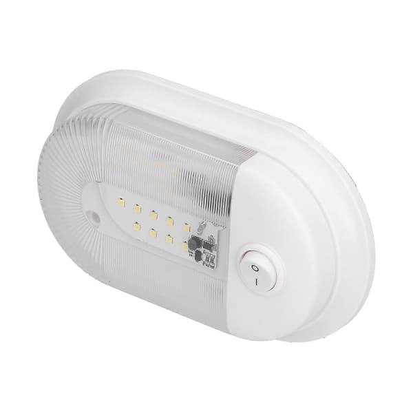 LED RV Ceiling Dome Light 360lm Dome Replacement Lighting with On Off Switch for RVs Trailers Campers 10-24V