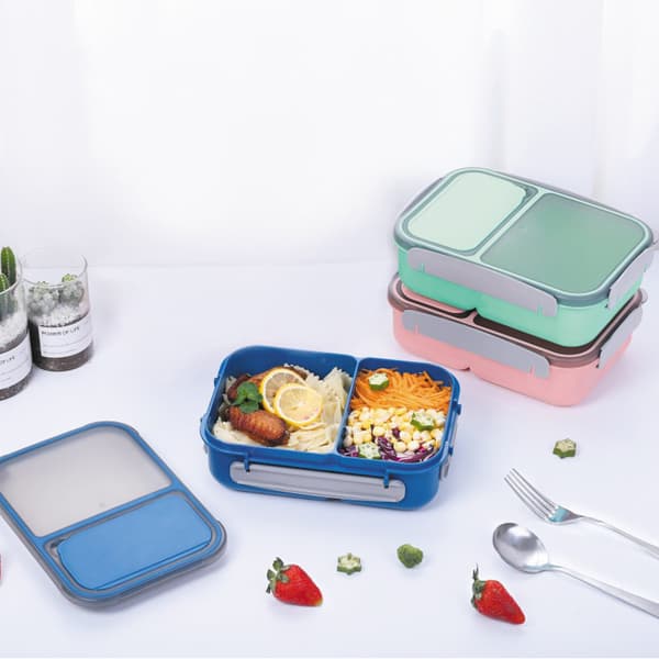 Bento matboks for voksne, menn og kvinner, Bento matboks for gutter og jenter til skolen, matbeholder for voksne med