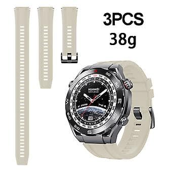 Silikonebånd til Huawei Watch Ultimate 3-pak længere stil (stjernehimmel farve)
