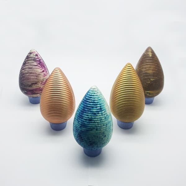 Pralinform Egg 250g - BWB 9560 - Spesiell 3-delt form Transparent transparent