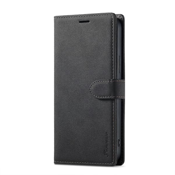 Til iPhone 14 Pro Max Forwenw F1-serien Mat Stærk Magnetisk Læder Telefoncover