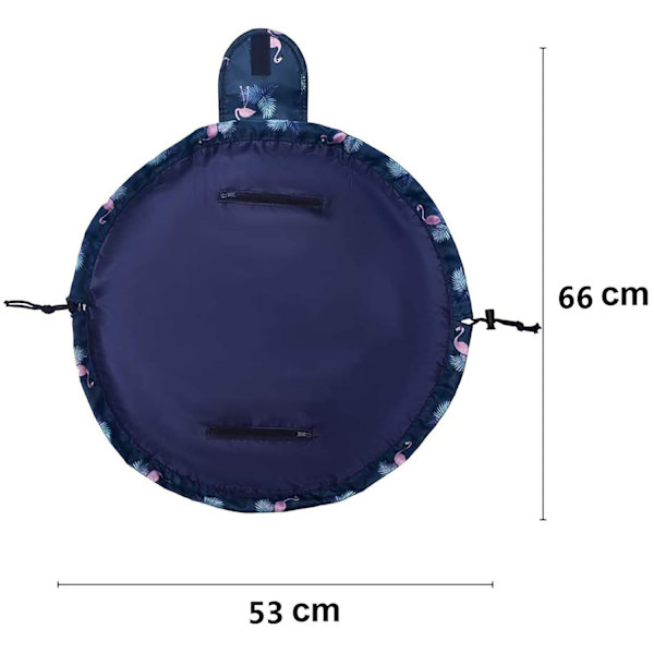 Dragkæde Kosmetiktaske Blå blue blue