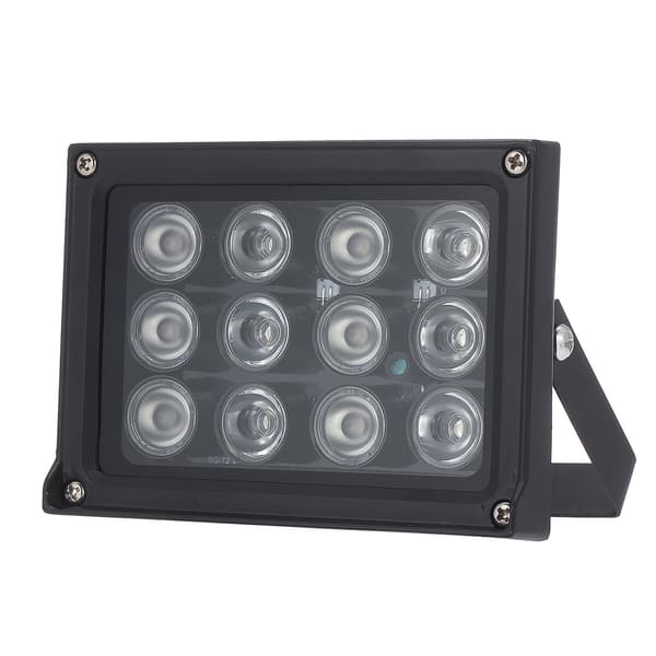 12 stk. Array Infrarøde LED-lamper - IR Ekstra Lampe til Nattesyn, Bred Vinkel, Lang Rækkevidde, Udendørs, IP65 Klassificeret CCTV Sikkerhedskamera-FY-