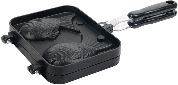 Kakeform Vaffelform Kakeform Brød Vaffelmaskin Aluminiumlegering Non-stick Vaffel Kake Bakeform Plate (Fisk)