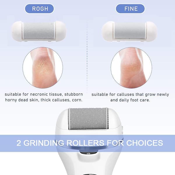 Electric Foot Scrubber Waterproof Pedicure Tool Foot File Kit R