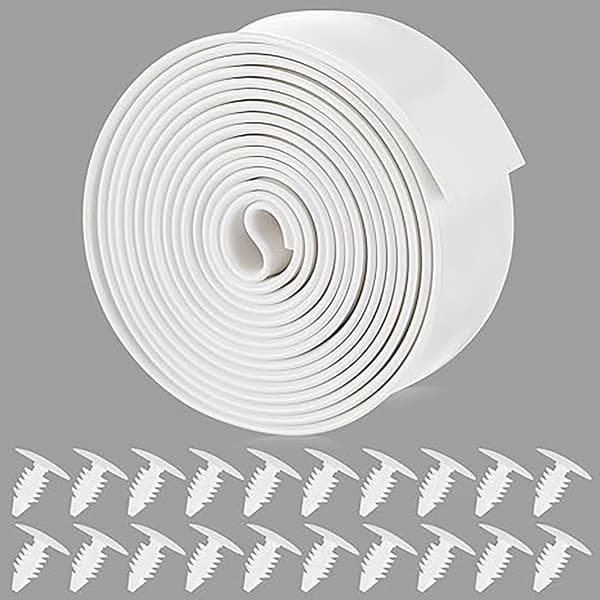 Vinylstropp for reparasjonssett for hagestoler 5 cm bred 3 m lang erstatningsstropp + 10 gratis nagler