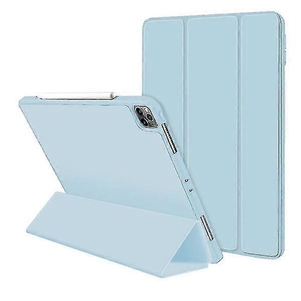 Etui til Ipad Pro 12,9 tommer med penholder (LYSEBLÅ)