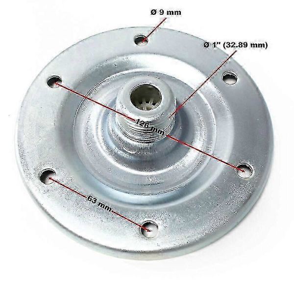 Rustfri flange 1 (33 mm) til 24-100 l tryktank