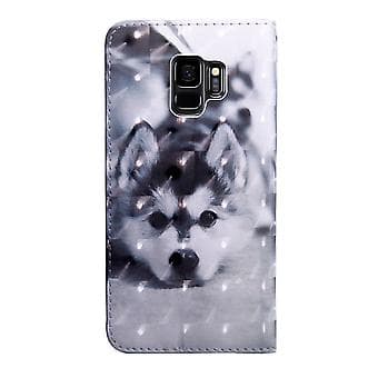 TPU + PU-skinnveske til Galaxy S9 (Husky)