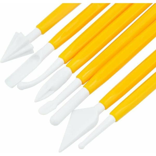 11 Pieces Cake Decorating Tools Fondant Icing Cake Smoother Tool and Rolling Pin