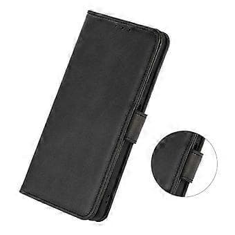 PU Leather Cowhide Texture Stand Phone Case for Samsung Galaxy S23 FE Wallet Case (Style A)