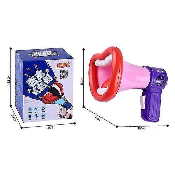 Big Mouth Handheld Megaphone Toy Fun Kids Speaker & Voice Changing Microphone