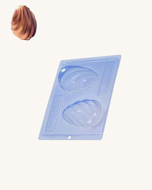 Pralinform Egg - Porto Formas 97 - Spesiell 3-delt form Transparent transparent