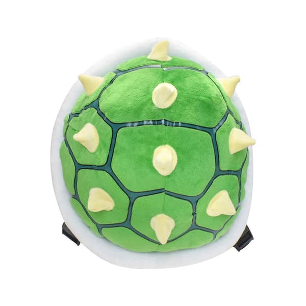 Green Koopa Troopa Backpack Turtle Shell Green Soft Stuffed Cartoon Toys (FMY)