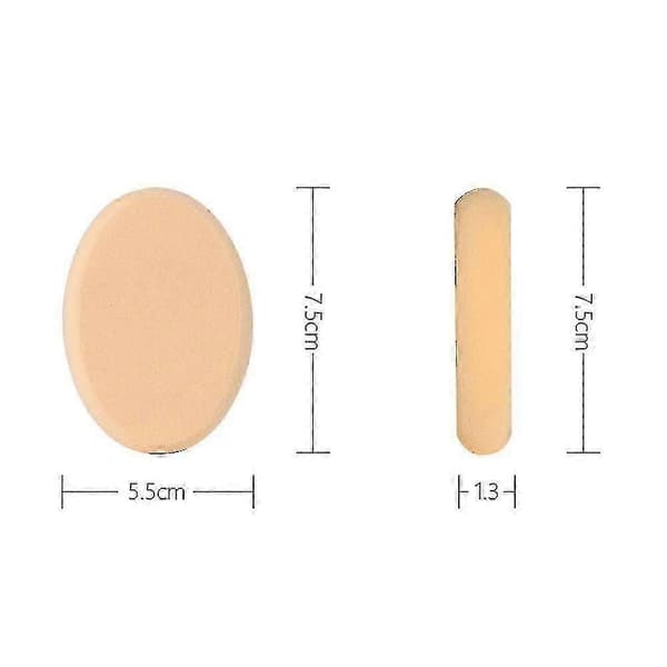 2 dele hudmakeup æg luftpude puff skønhedsæg foundation svamp professionel makeup svamp våd og tør