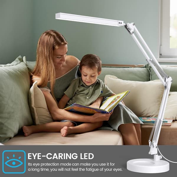 LED Skrivebordslampe - Clip-on LED Skrivebordslampe - Øyebeskyttelse - 3 Lysmoduser, 10 Lysstyrker