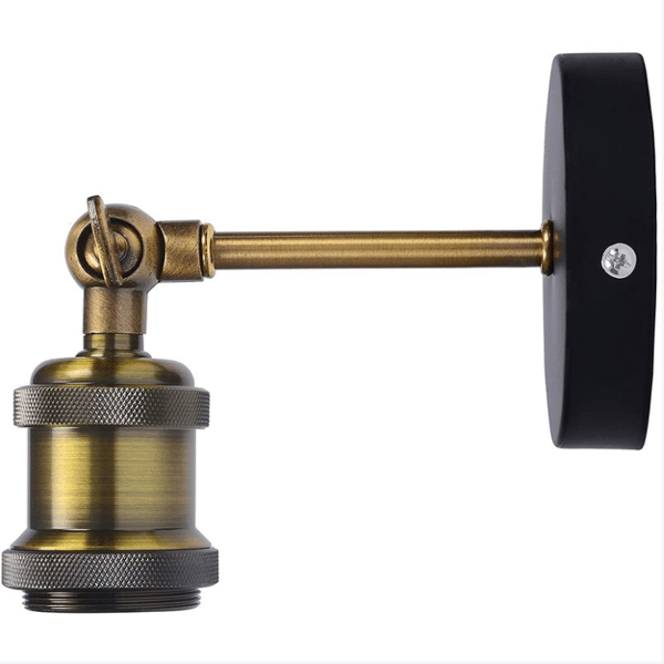 Vintage Vegglampe Industriell Stil E27 For Hjem Café Dekorering