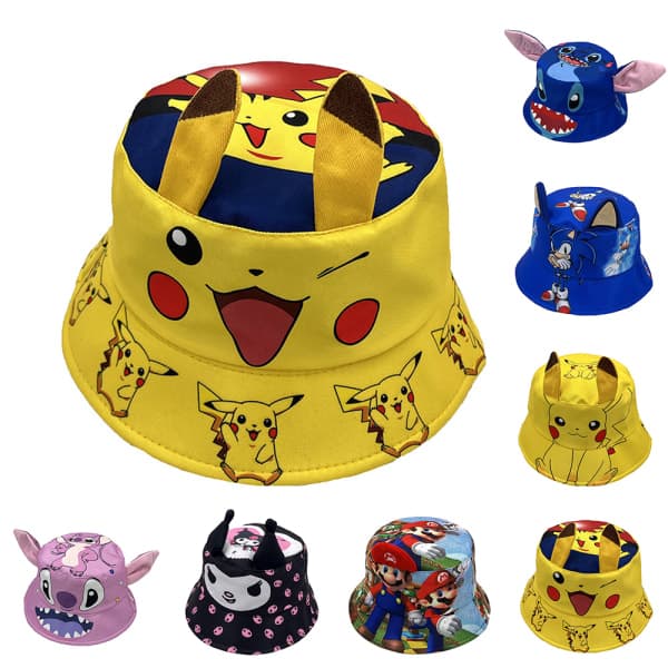 Lilo Stitch Sonic Hue Fisherman Bucket Hat Cap A A A