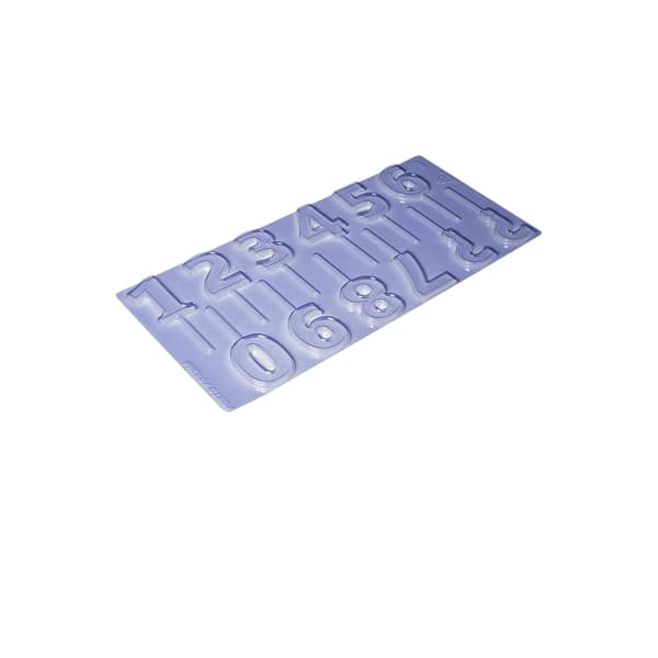 Pralinform Tallklubber - Kaketopper - Sjokoladeform - Porto Formas 851 Transparent transparent