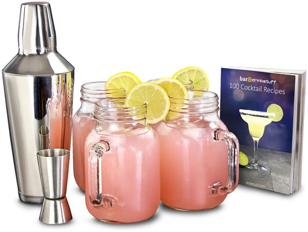 Cocktailsetti Mason Jar