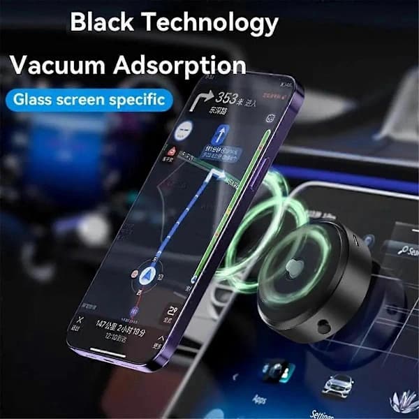 Intelligent Mobile Phone Holder Double-Sided Car Mount Magnetic Universal Adsorption Mount Vacuum