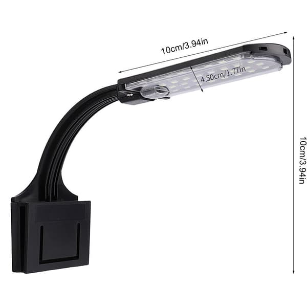 Aquarium LED Plant Light Clip-on Lighting 220-250V EU Plug