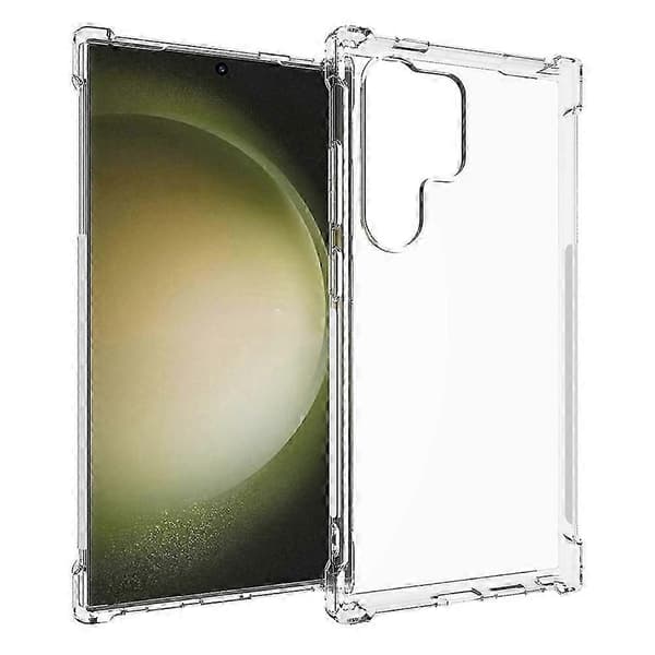 Tymei Case Compatible with Samsung Galaxy S24 Ultra Four Corner Shockproof 1.5mm Transparent Phone Case