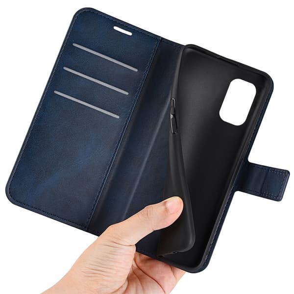 Durable Faux Leather Nokia G11 / Nokia G21 Case with Wallet - Blue Blue blue Blå blue