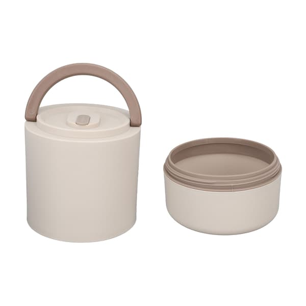 Multi-layer Insulated Lunch Box 304 Stainless Steel Safe Durable Portable Thermal Lunch Box for School Office Beige 0.6 0.6