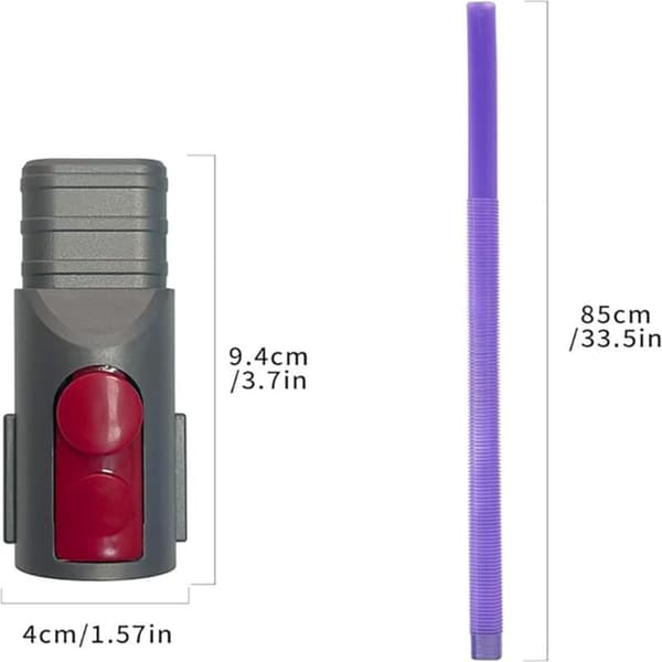 Lint Vacuum Attachment for V15 V12 V11 V10 V7 Vacuum Cleaners, Flexible Vent Lint Removal Tool