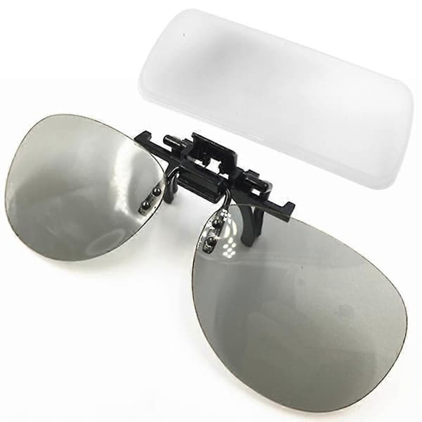 Clip-on 3D-lasit silmälasien käyttäjille - Anaglyfiset lasit